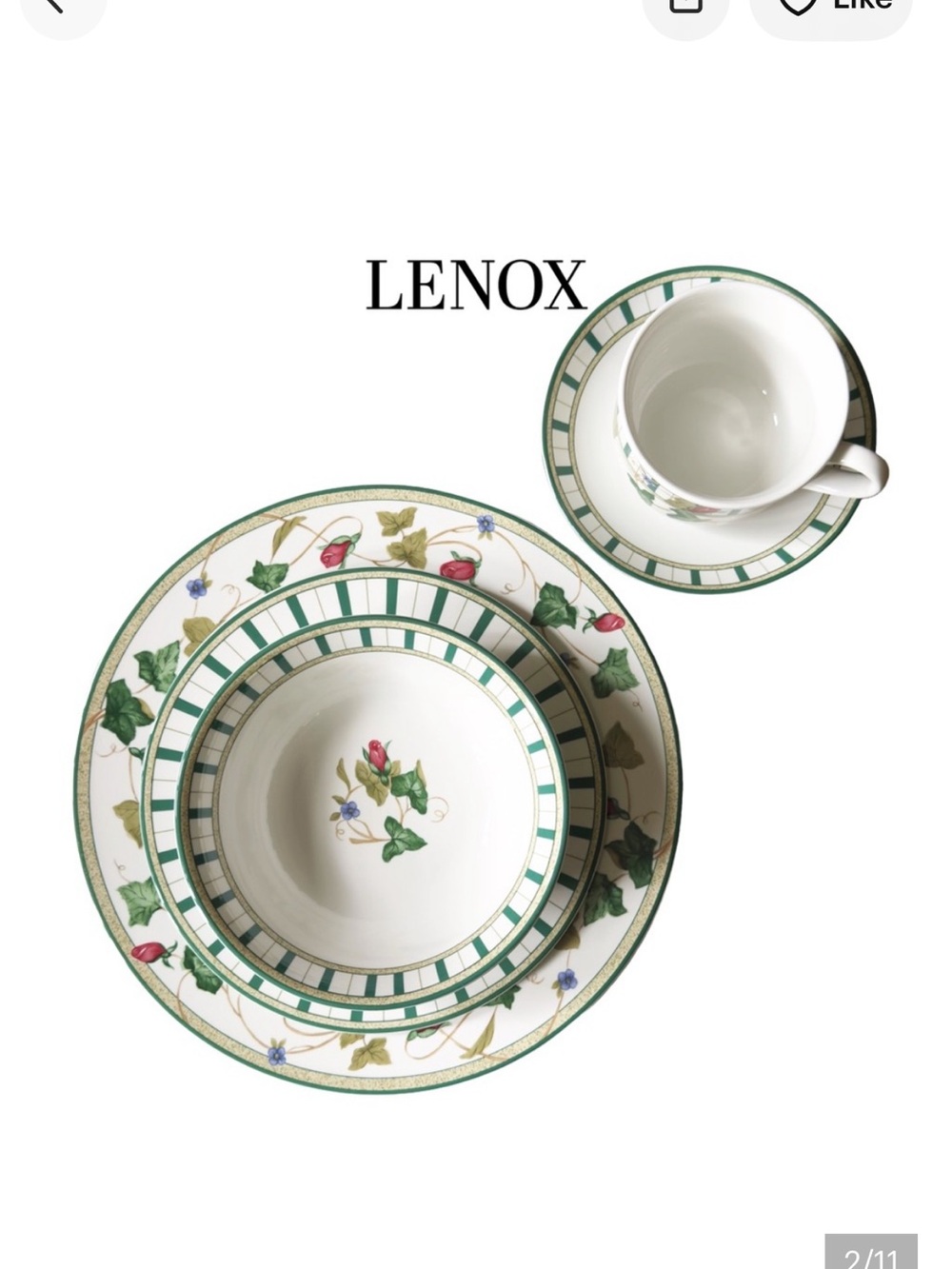 Lenox summer terrace 5 piece place setting - Picture 5 of 5